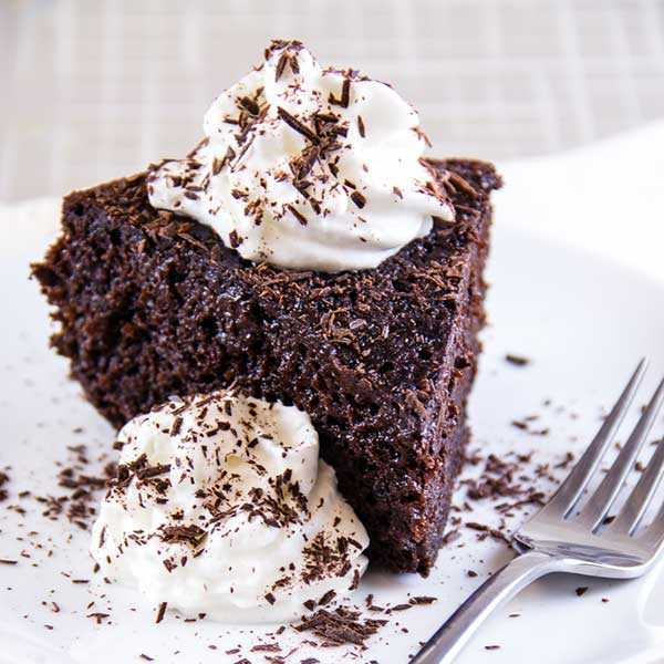 Recipe for Slow Cooker Triple Chocolate Cake