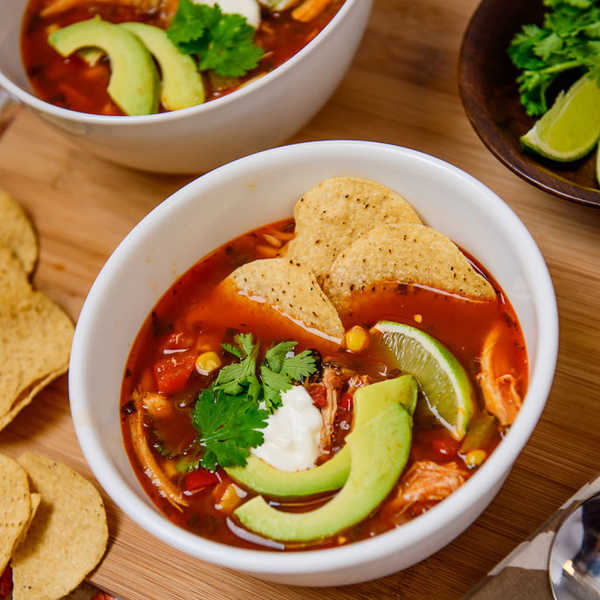 Recipe for Slow Cooker Turkey Tortilla Soup