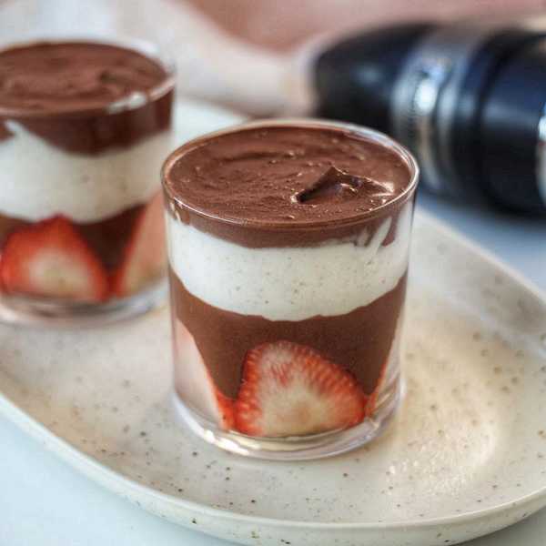 Recipe for Two Ingredient Chocolate Mousse