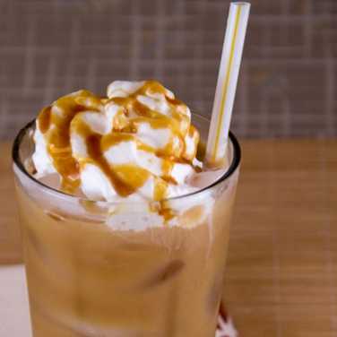 Recipe for Vanilla Caramel Iced Coffee for Personal Brewer