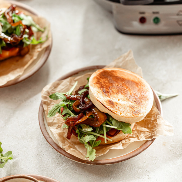 Recipe for Vegan Grilled Veggie & Pesto Sandwich