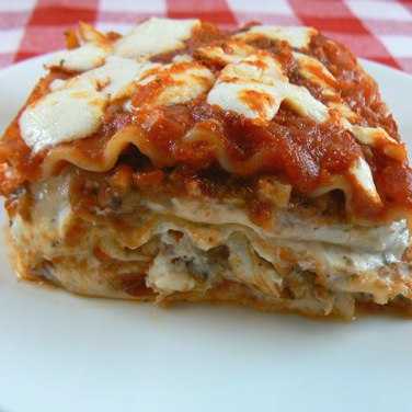 Recipe for Vegetable Lasagna