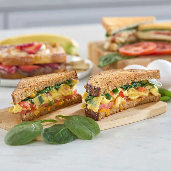 Recipe for Veggie Scramble Sandwich