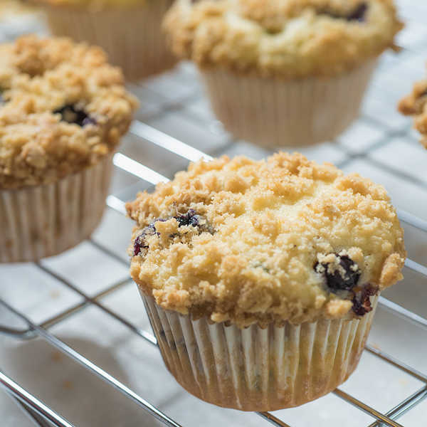 Recipe for Zucchini Blueberry Muffins