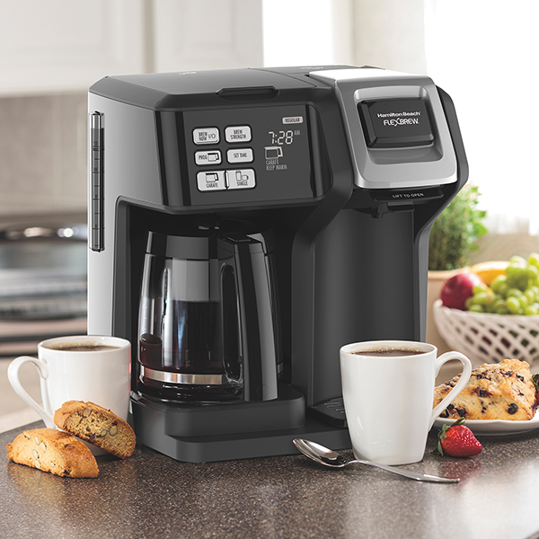 FlexBrew coffee maker on a kitchen counter