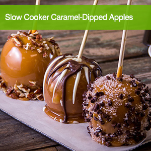 Slow Cooker Caramel-Dipped Apples