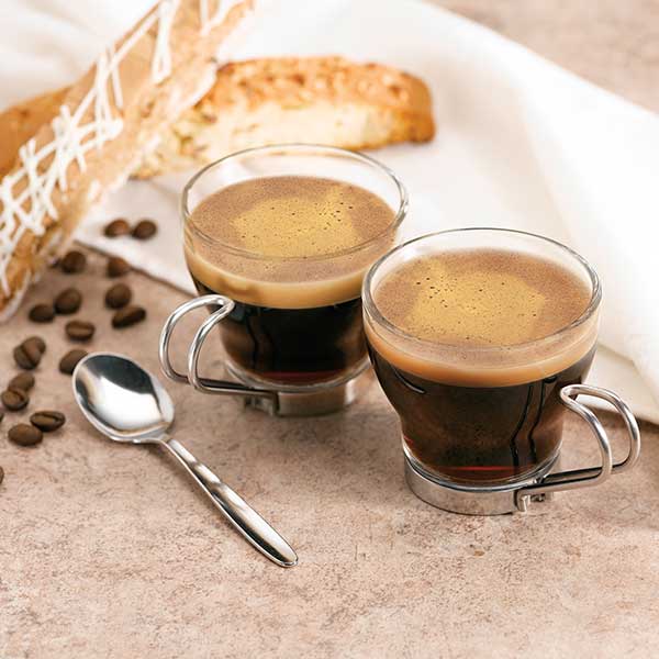 espresso in cups