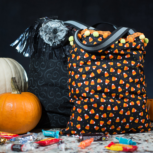 handmade trick or treating bags