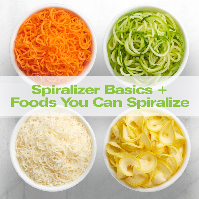 Mobile - Spiralizer Basics + Foods You Can Spiralize