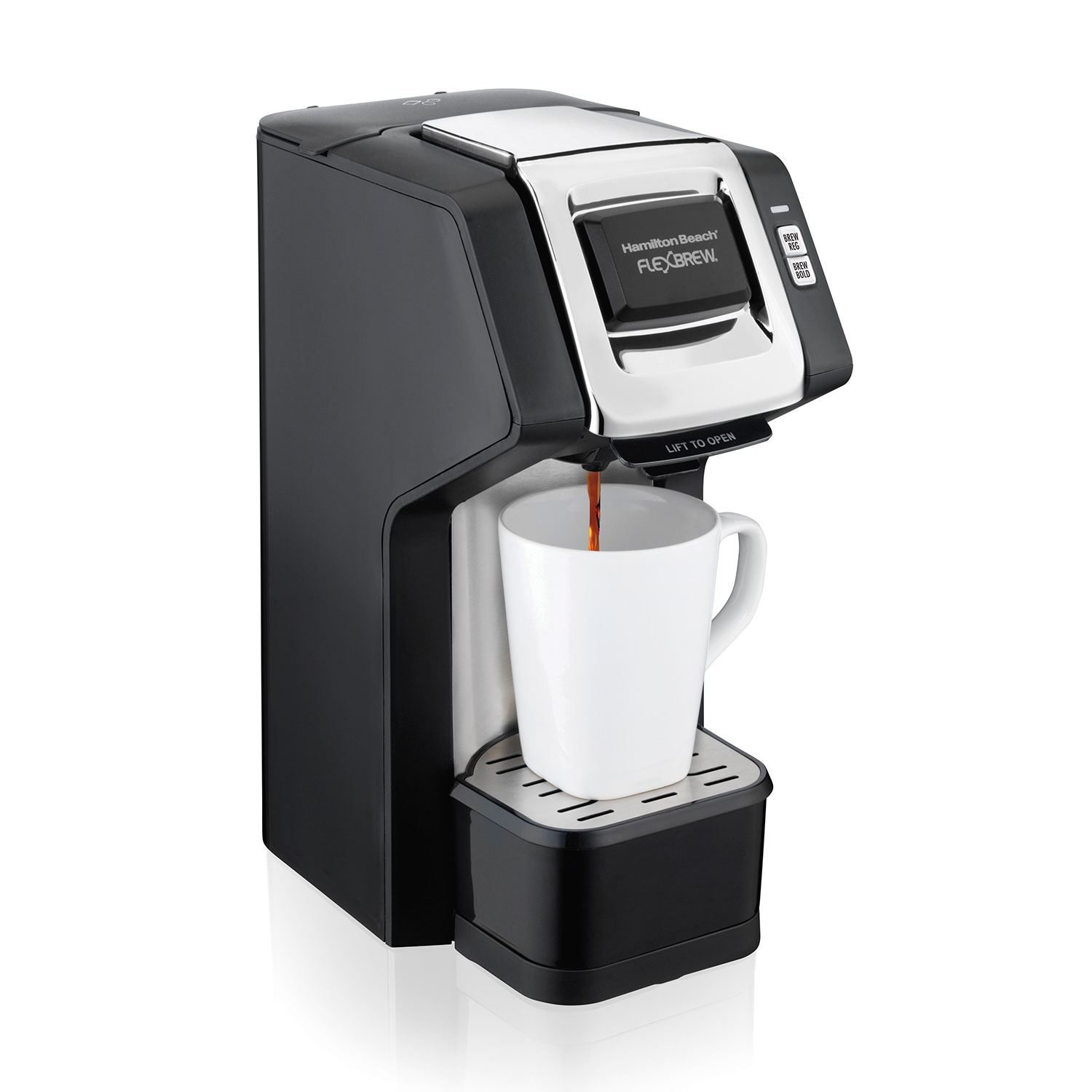 FlexBrew® Single-Serve Plus Coffee Maker Black & Silver (49979)
