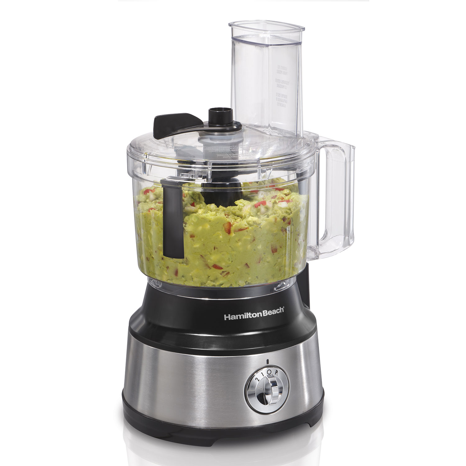 10-Cup Food Processor with Bowl Scraper, Black & Stainless (70730)