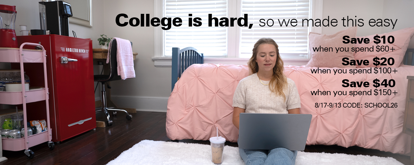 College is hard, we're here to help