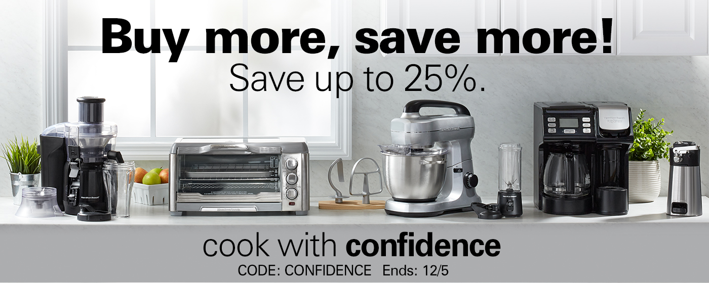 Save up to 25% on your new sous chefs. Cook with confidence.