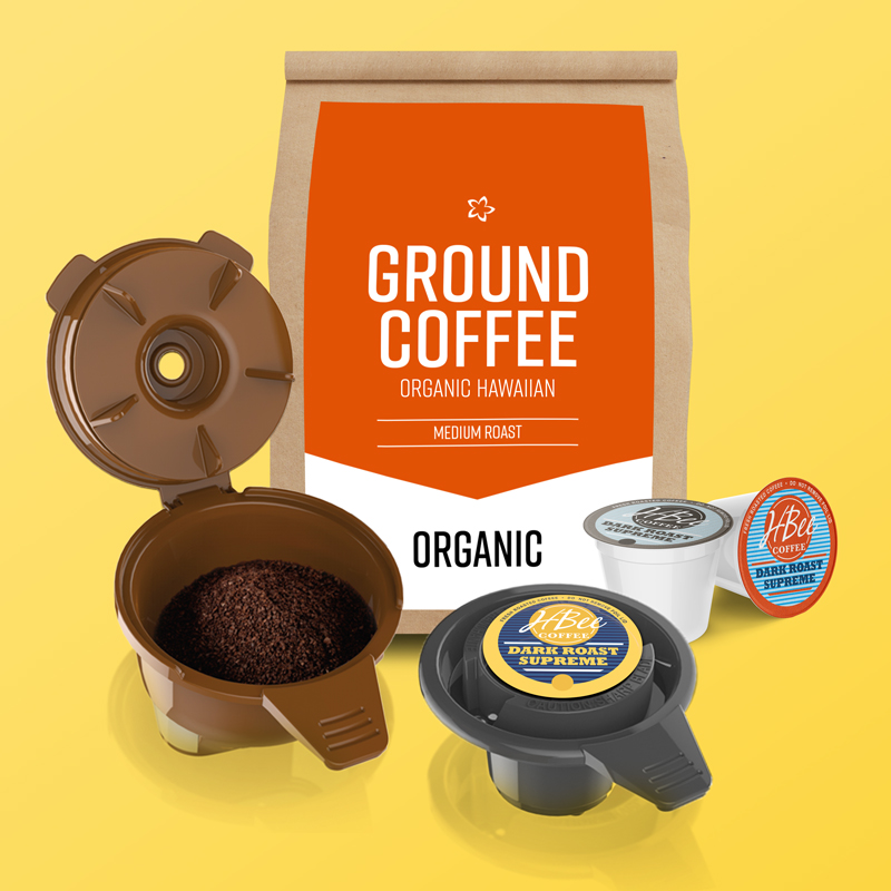 Choose grounds to K-cup® pods