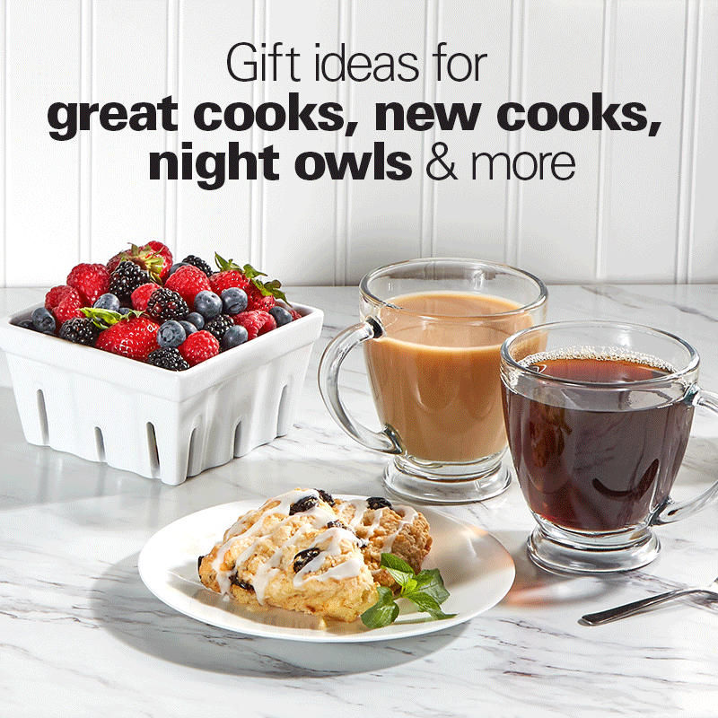 Gift ideas for great cooks, new cooks, night owls & more