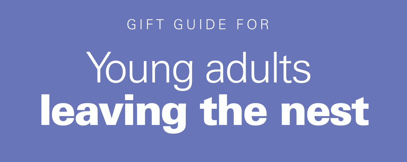 Gift guide for young adults leaving the nest