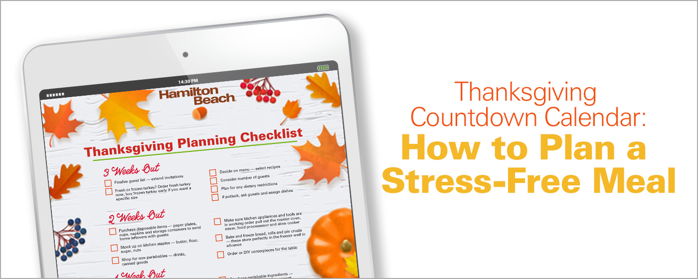 Thanksgiving Countdown Calendar: How to Plan a Stress-free Meal