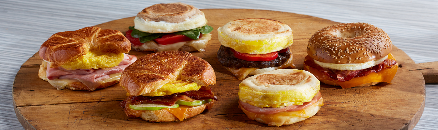 Hamilton Beach Dual Breakfast Sandwich Maker - Feta, Egg, & Pesto