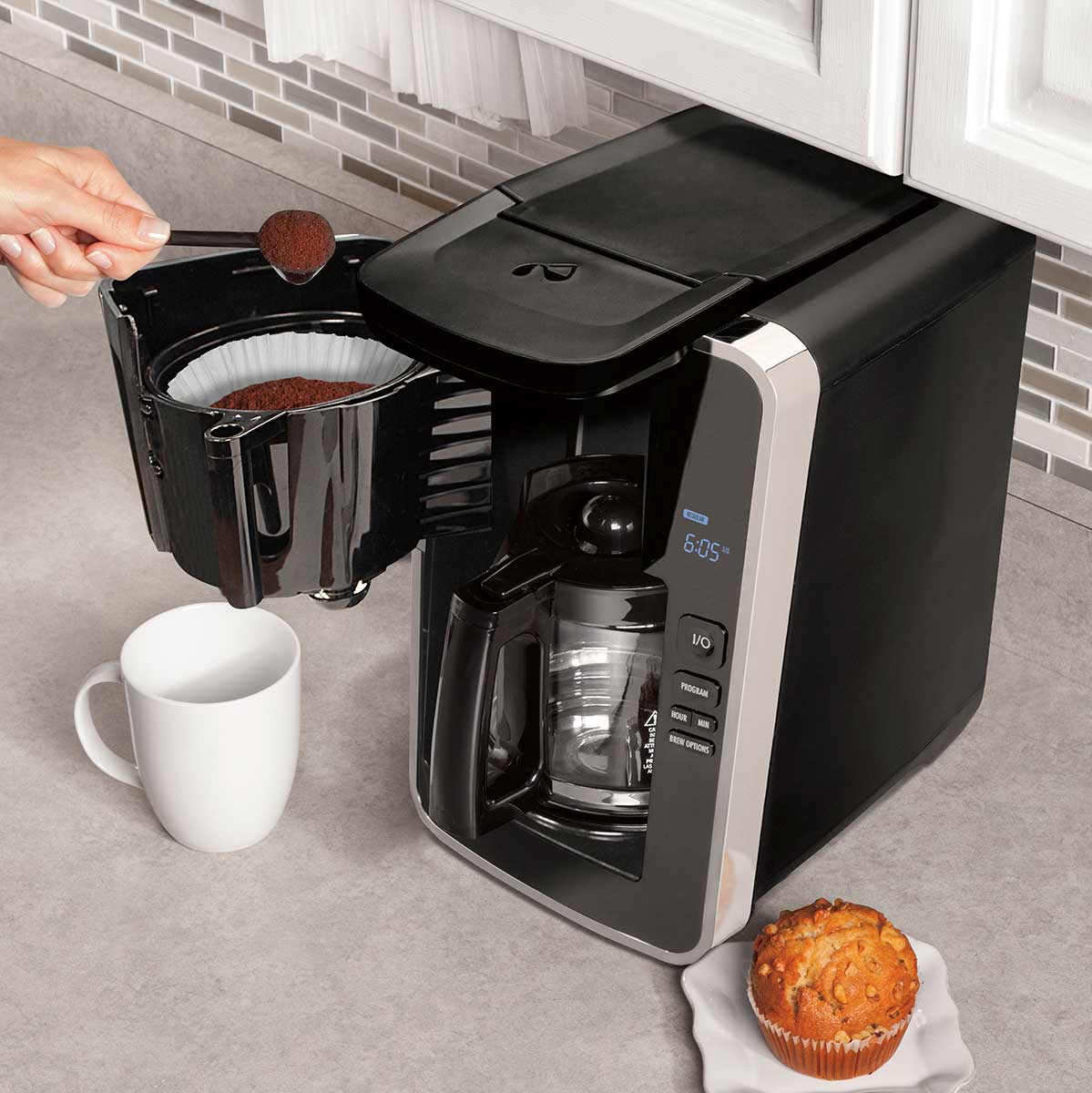 Enter for a Chance to Win a Hamilton Beach® Programmable Easy Access Deluxe Coffee Maker