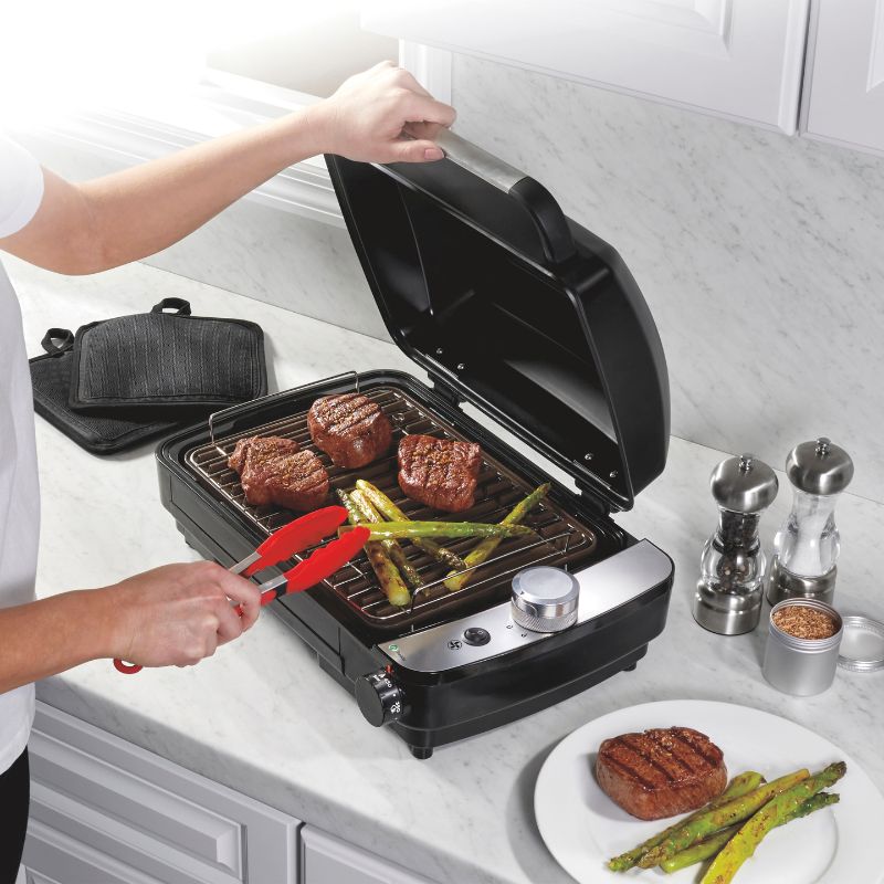 Indoor Searing Grill with Hot Cold Smoke Infuser Model 25375