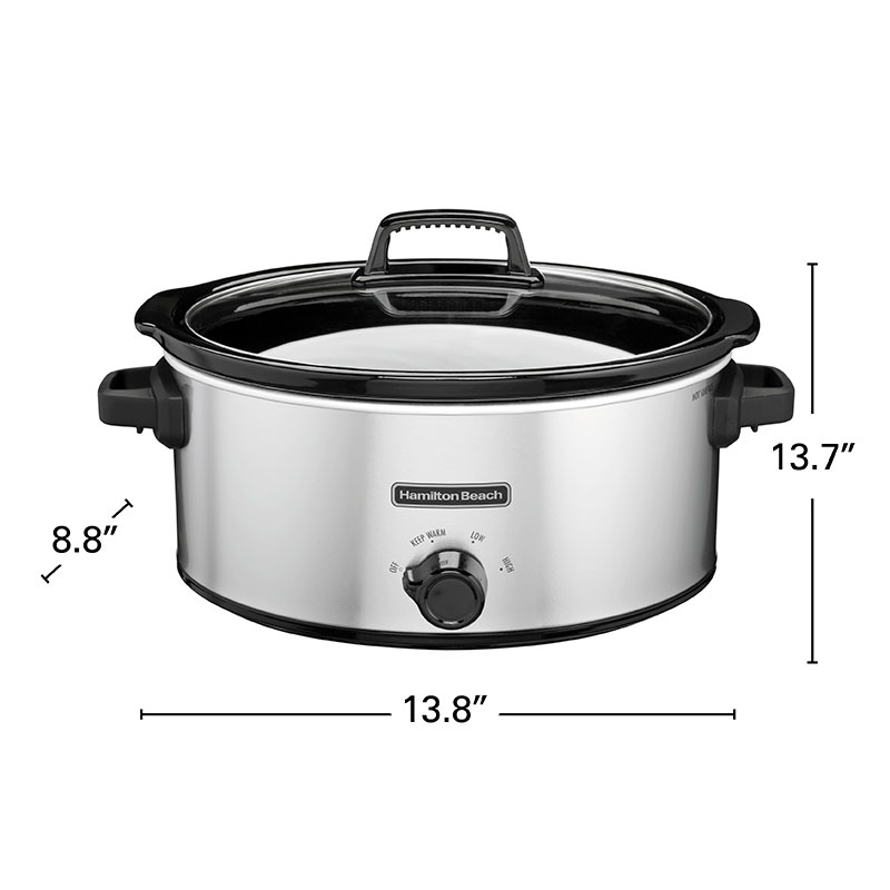 Hamilton Beach 33602 Air Fry Lid for 6 Quart Oval Slow Cookers