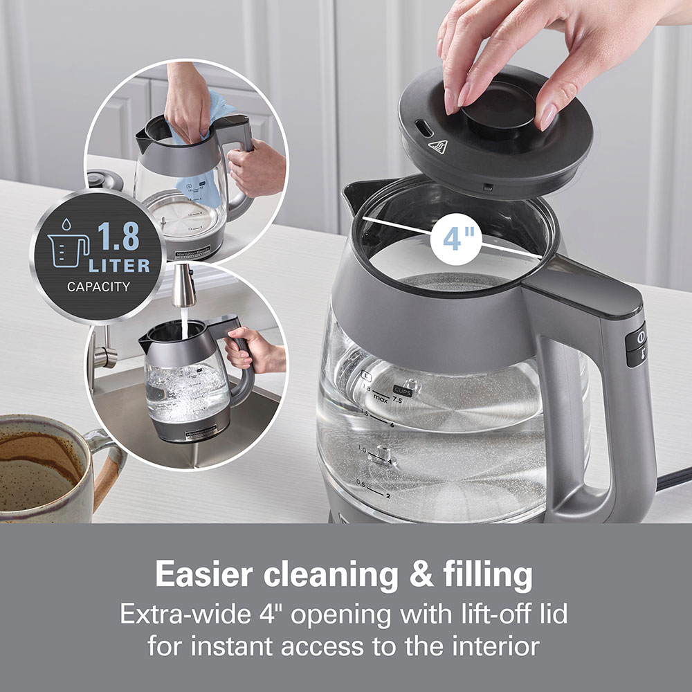 Easier cleaning and filling
