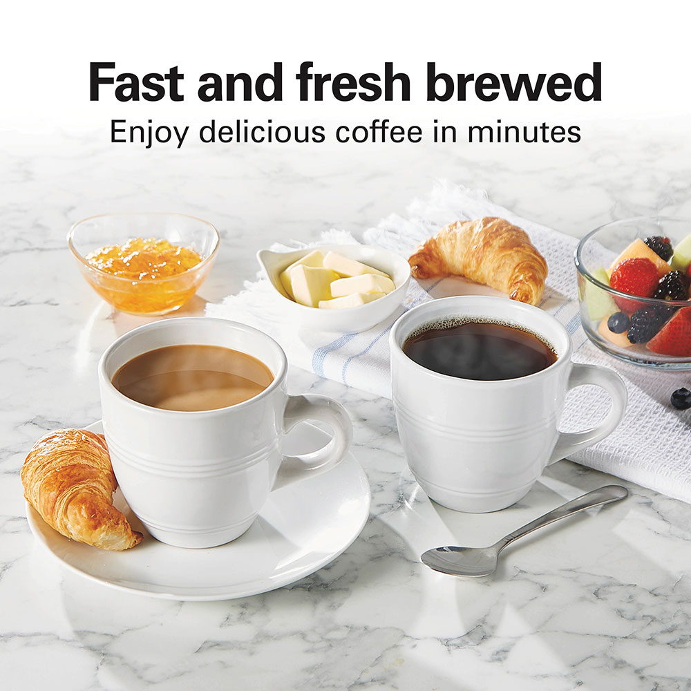 The Scoop® Single-Serve Coffee Maker, White