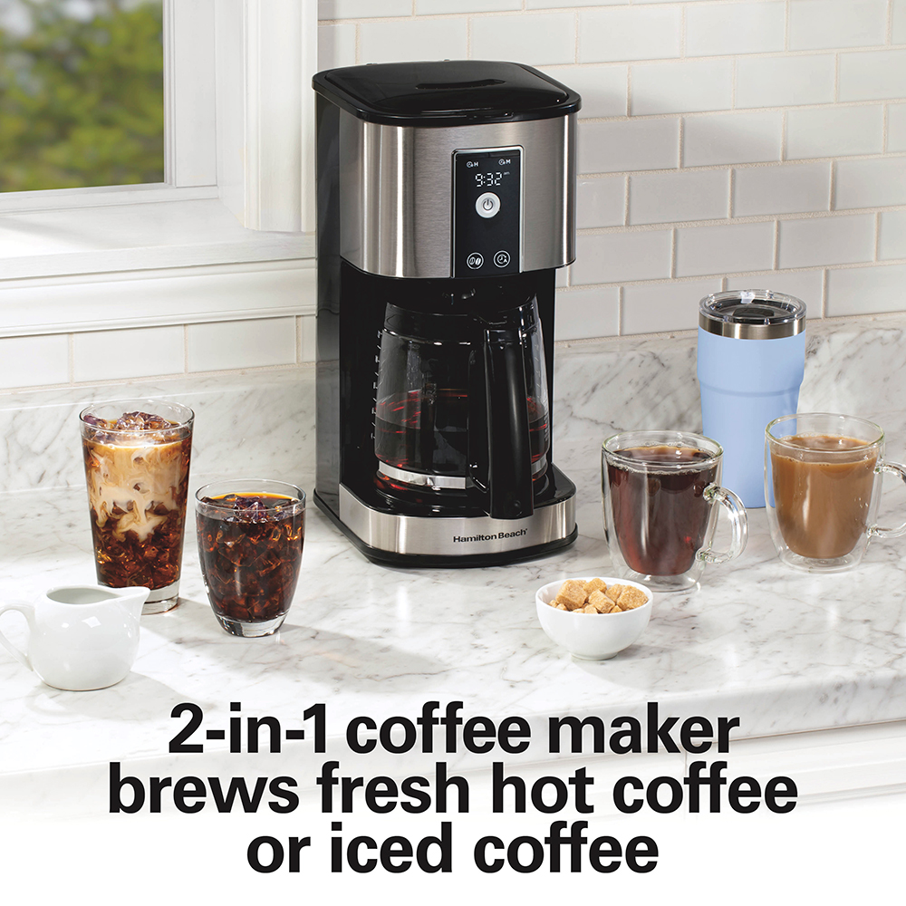 12 Cup Programmable Hot & Iced Coffee Maker