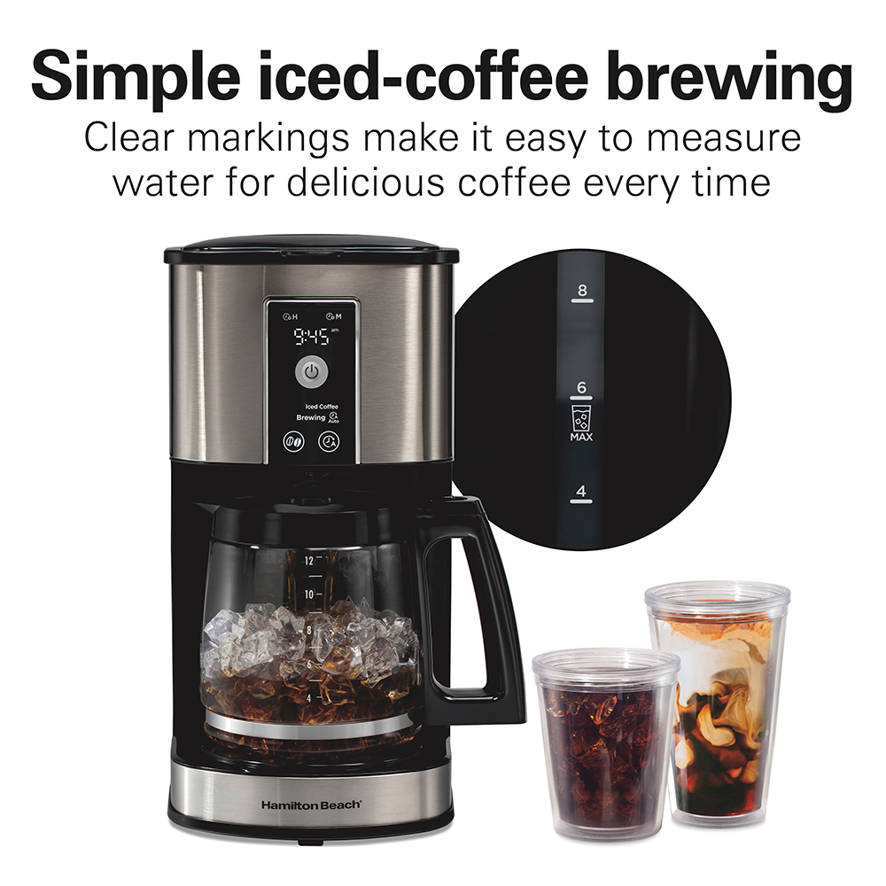 12 Cup Programmable Hot & Iced Coffee Maker