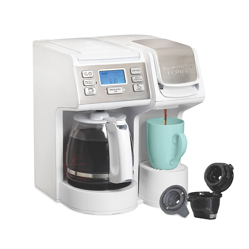FlexBrew® Trio Coffee Maker, White Stainless (49917)