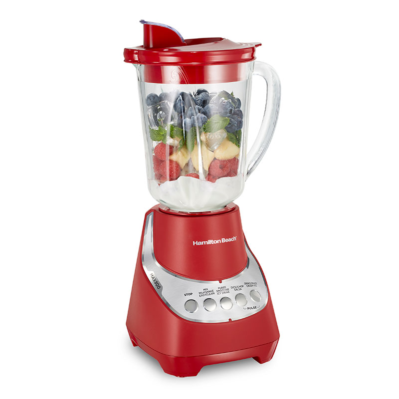 Hamilton Beach Smoothie Blender – 48 Oz Jar, 12 Functions – Black 50180