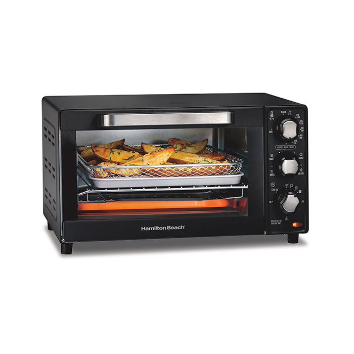 Sure-Crisp® Air Fryer Toaster Oven, 4 Slice Capacity, Black (31404)