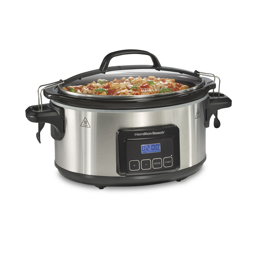 Programmable Stay or Go&reg; 6 Qt. Slow Cooker, Stainless Steel (33561J)