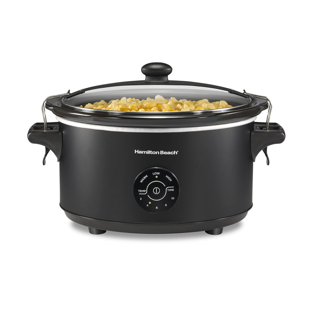 7 Quart Programmable Stay or Go&reg; Slow Cooker, Black (33771)