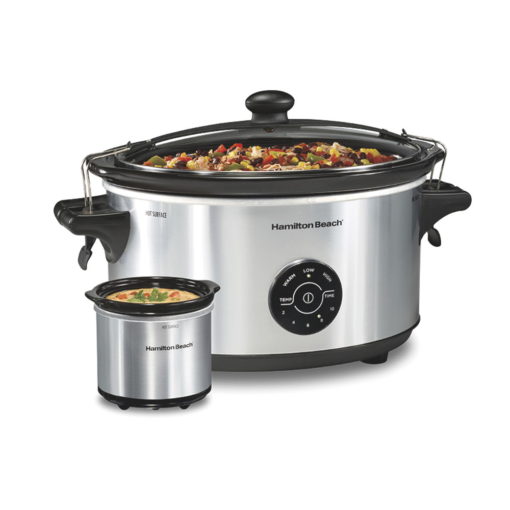 7 Quart Programmable Stay or Go&reg; Slow Cooker with Party Dipper&trade; Food Warmer (33772)
