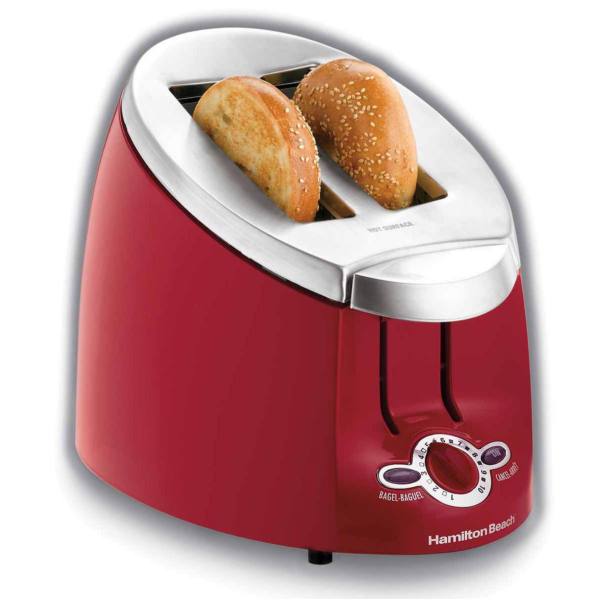 Ensemble™ 2 Slice Bagel Toaster - Red (22002H)