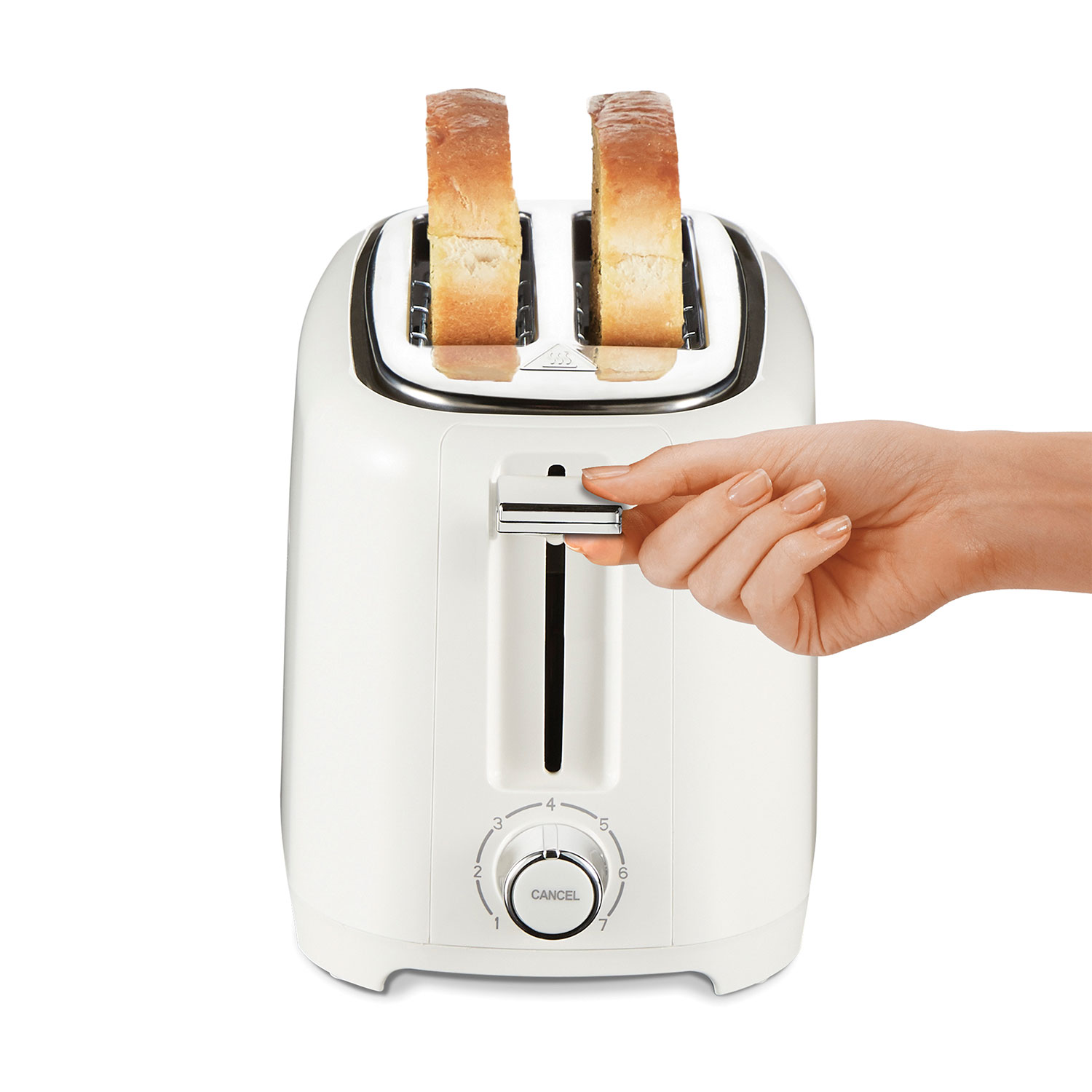 Hamilton Beach 2 Slice Toaster with Extra-Wide Slots, White - 22218