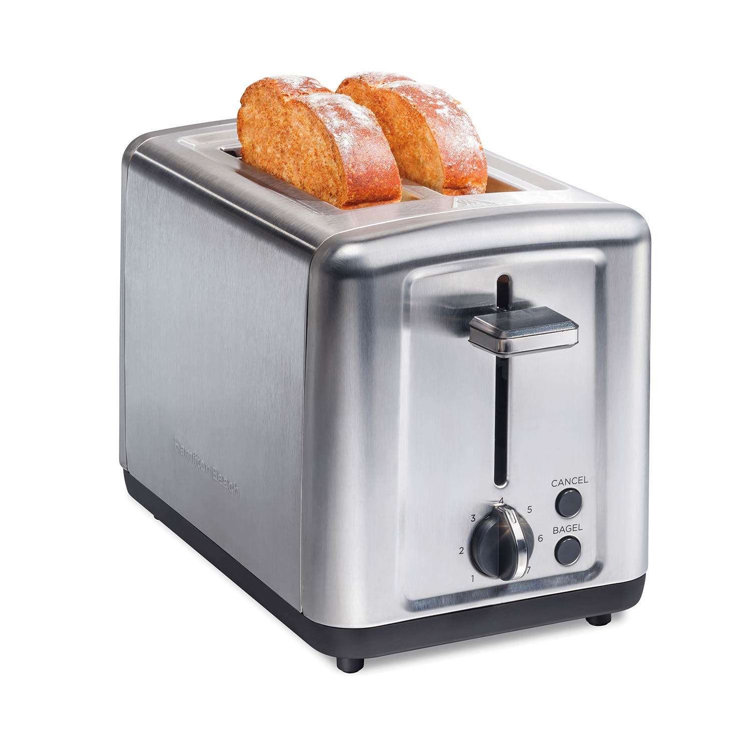 2 Slice Brushed Toaster with Extra-Wide Slots Stainless Steel (22992)