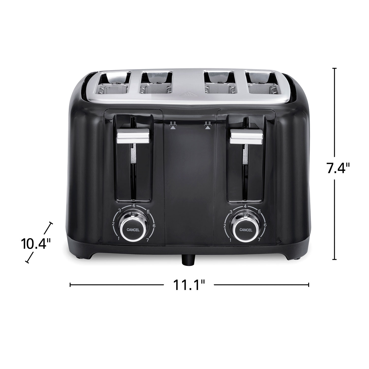 Black + Decker 4-Slice Extra Wide Slot Toaster