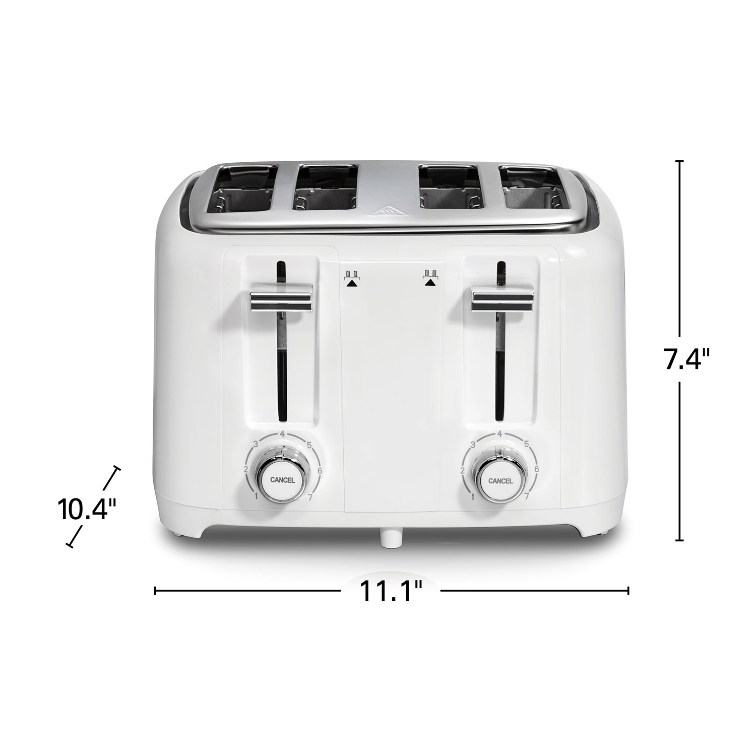 Hamilton Beach 4-Slice White Toaster in Toasters from Simplex