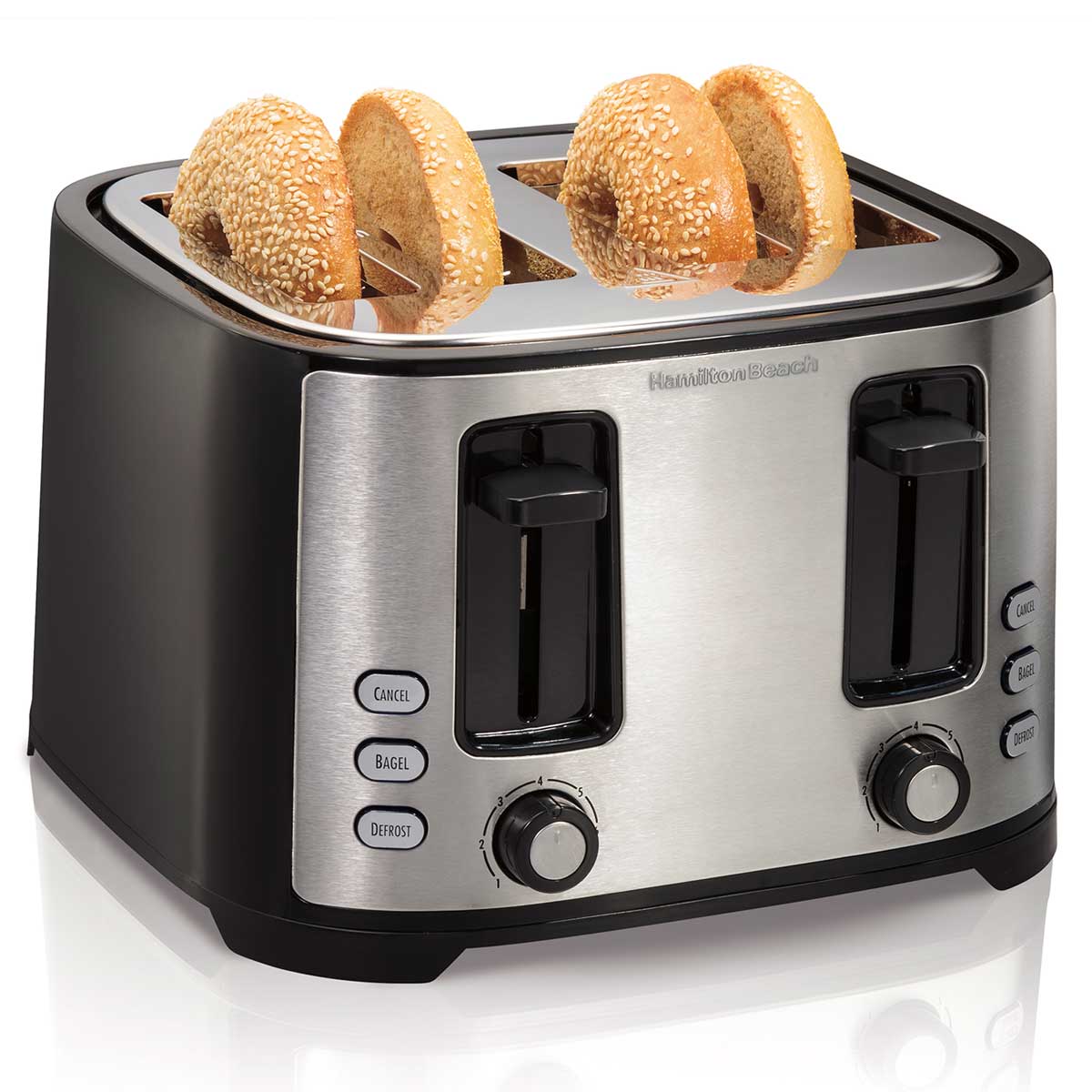 Two slot four slice toaster