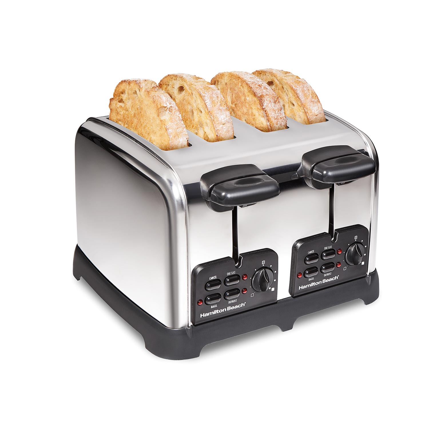 Classic 4 Slice Toaster with Sure-Toast Technology, Stainless Steel (24782)