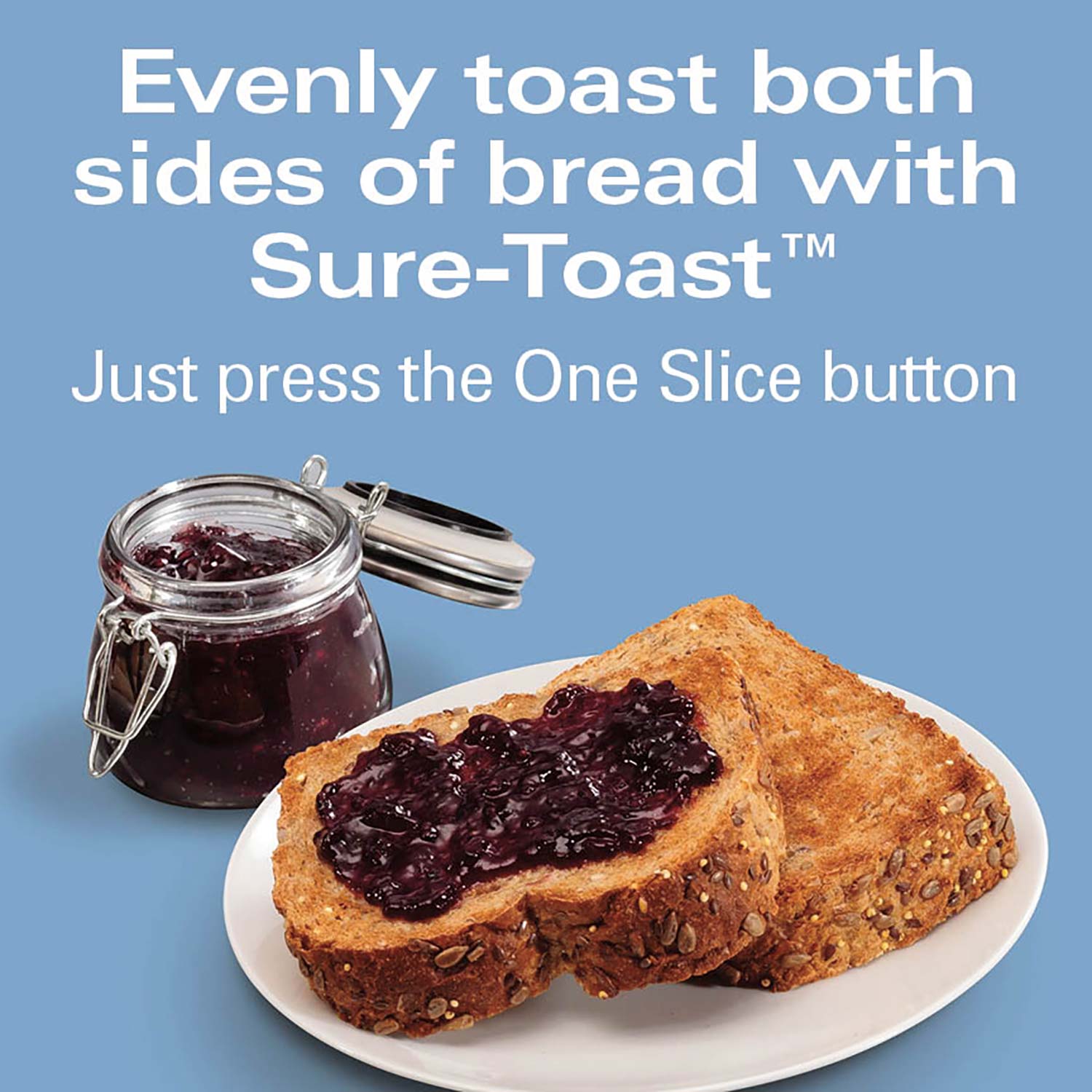 Hamilton Beach 4 Slice Long-Slot Toaster, Sure-Toast One-Slice