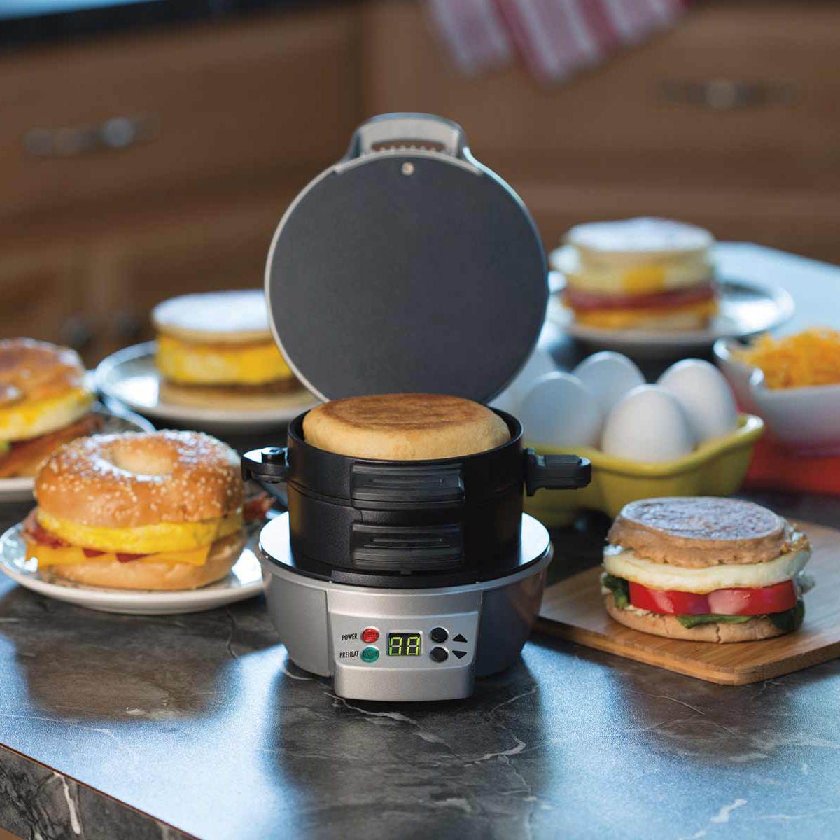 Breakfast Sandwich Maker & Timer - 25478