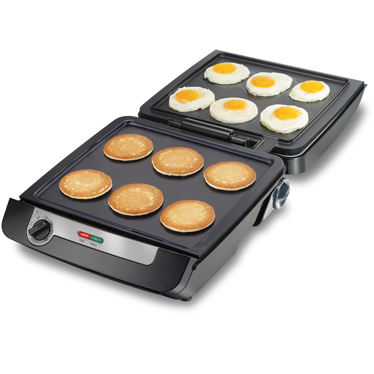Hamilton Beach 3-in-1 Indoor Grill and Electric Griddle, Grill and Bacon  Cooker