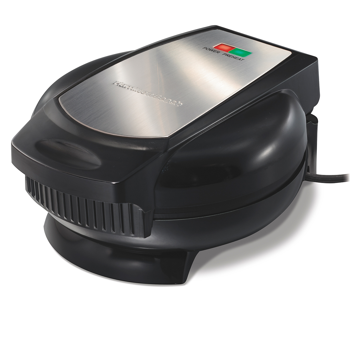 Hamilton Beach 26071 BelgianStyle Round Waffle Maker Electric