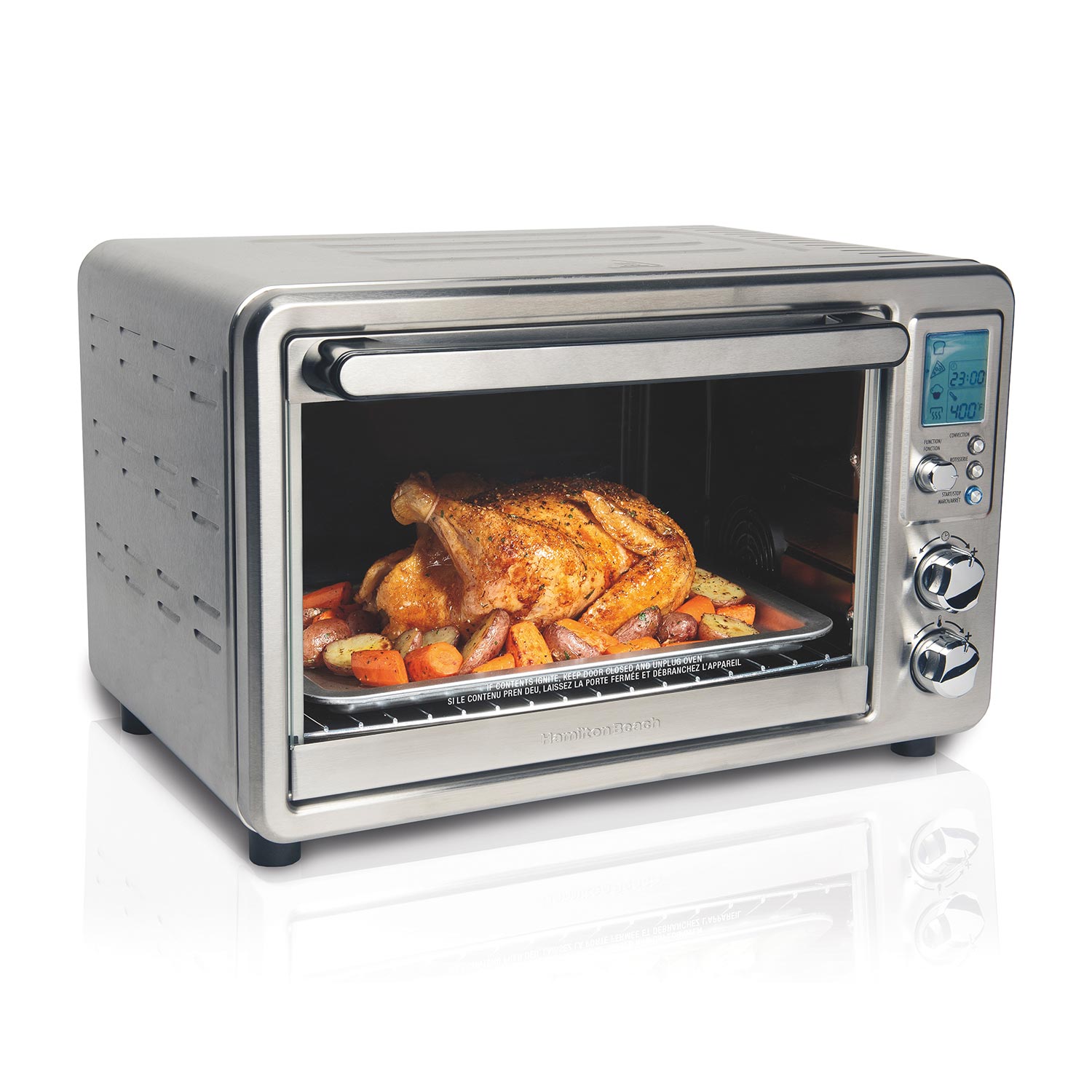 Digital & Convection Toaster Oven with Rotisserie, Stainless Steel (31190C)