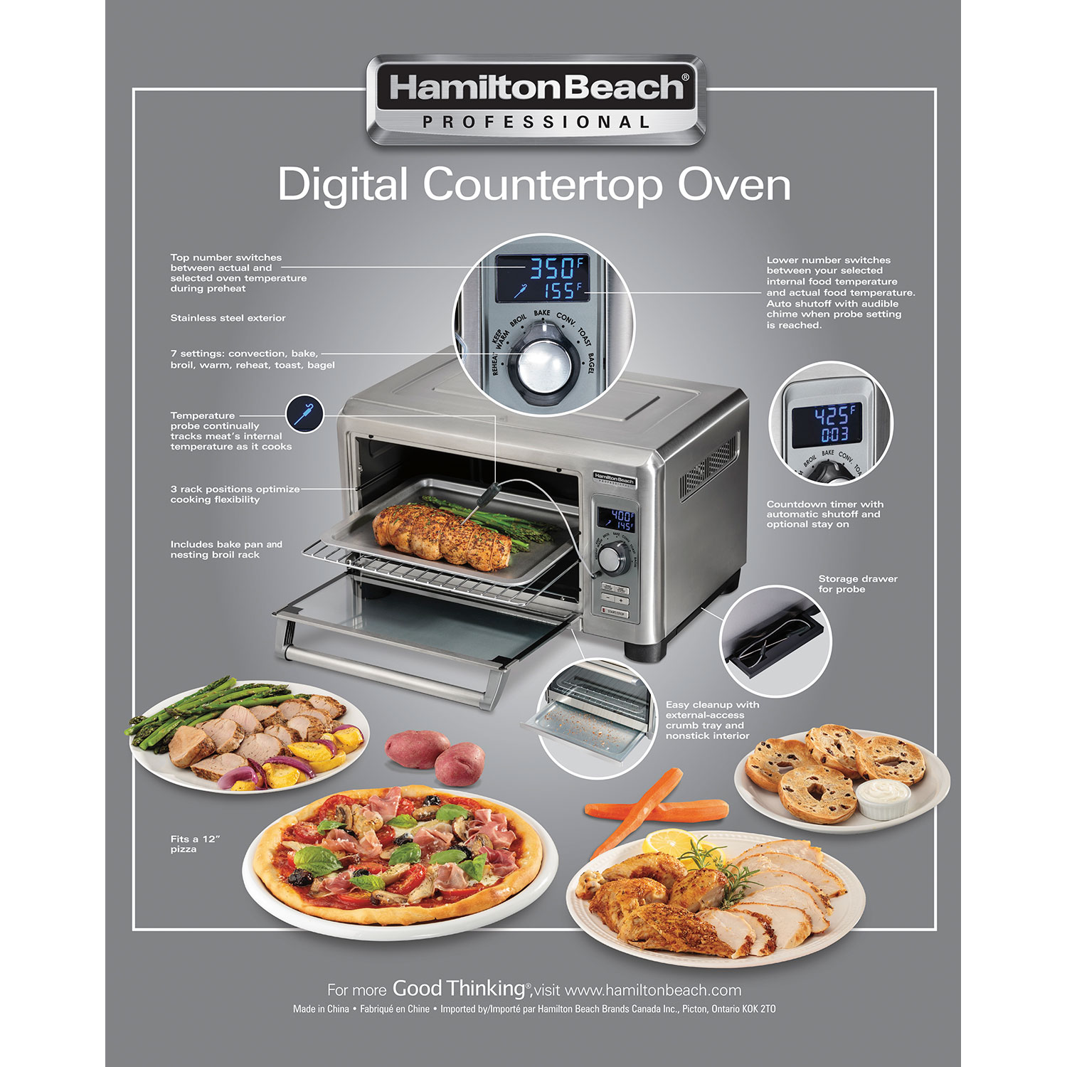 Hamilton Beach Professional Digital Countertop Oven 31240