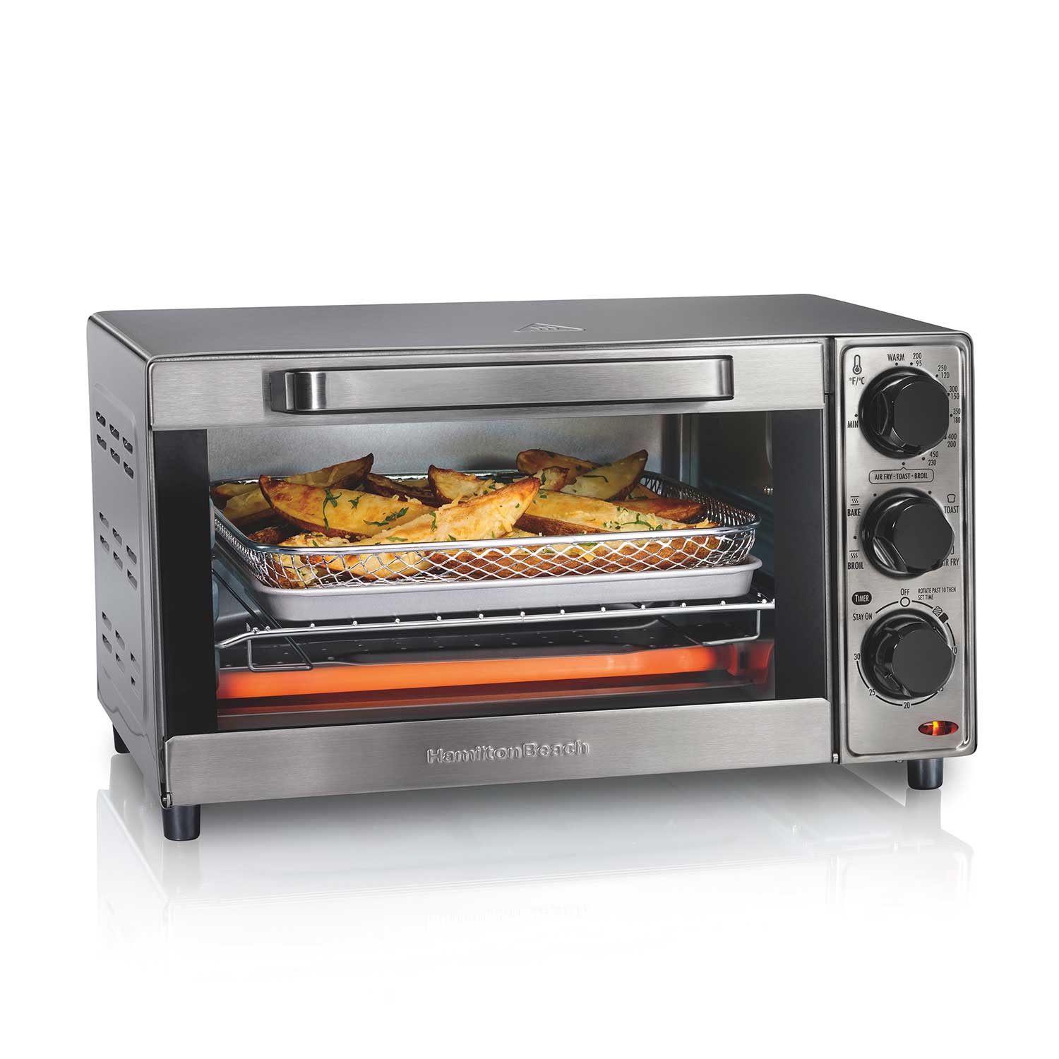 Sure-Crisp<sup>®</sup> Air Fryer Toaster Oven, 4 Slice Capacity, Stainless Steel (31403)