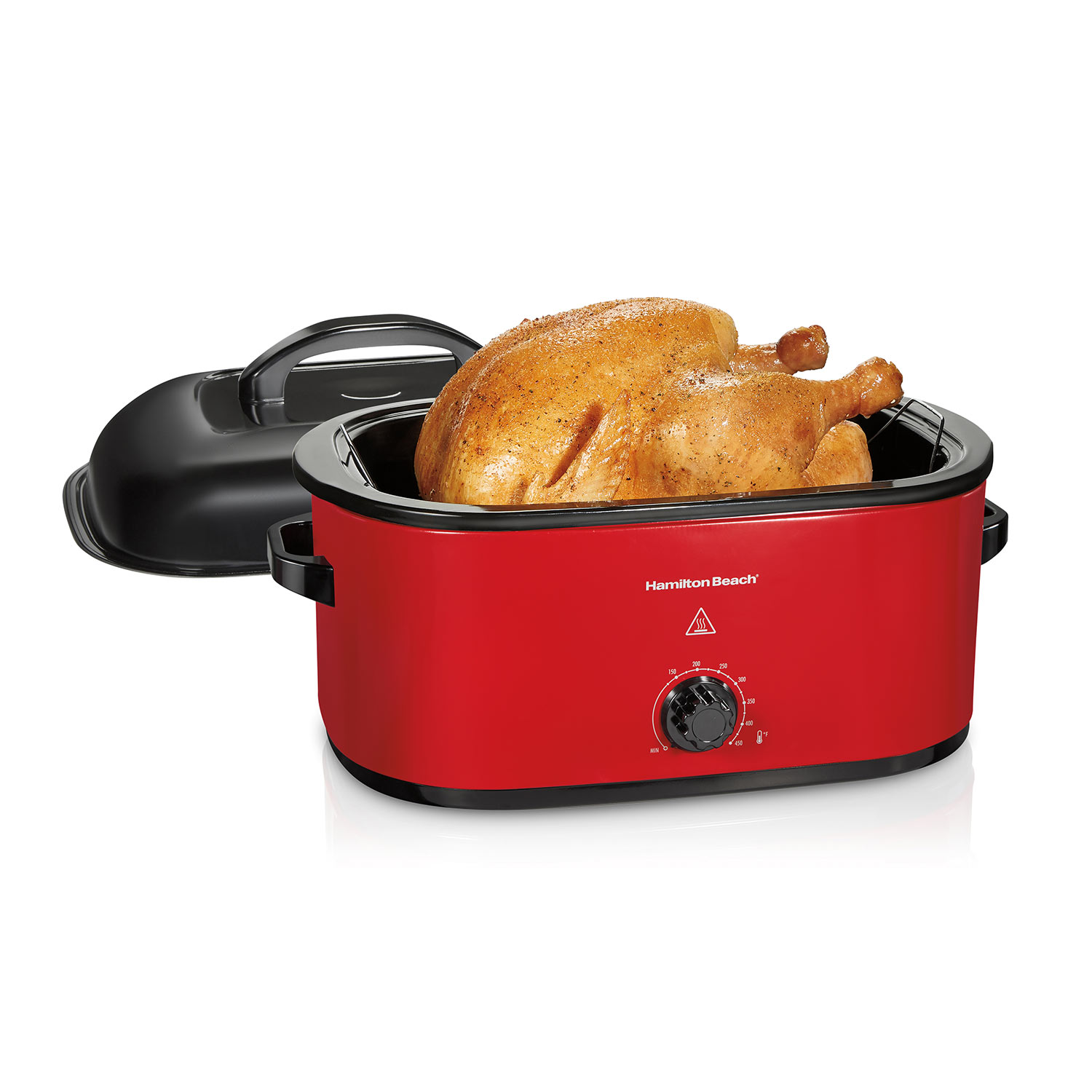 Electric Roaster Oven, 22 Quarts, Red (32235)